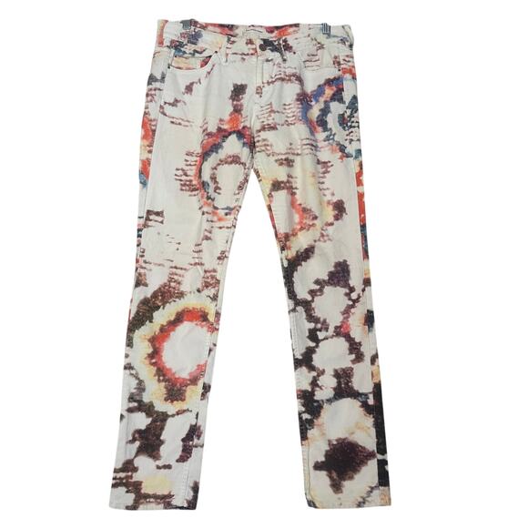 ISABEL MARANT ETOILE Reilly Tie Dye Jeans multicolor, indie, punk, dopamine, 42 - Picture 1 of 8